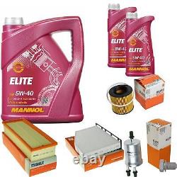 Mahle Inspection Set 7 L mannol Elite 5W-40 pour VW Touran 1.4 TSI Golf Plus