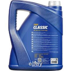 Mann Inspection Set 5L mannol Classic 10W-40 pour VW Touran 1.4 TSI Golf Plus De