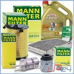 Mann-filter Kit Révision + 5l Edge Fst 5w-30 LL Pour Vw Golf Plus 5m 1.2