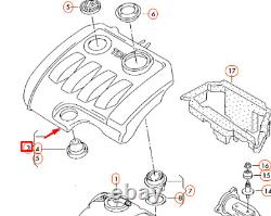 Neuf Volkswagen Boîte 2K Moteur Décoration Housse Couvercle 03G103925BR Original