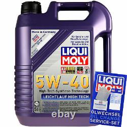 Sketch D'Inspection Filtre LIQUI MOLY Huile 5L 5W-40 Pour VW Touran 1T3 1.4 TSI