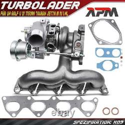 Turbo pour Audi A1 VW Golf V VI Tiguan Touran Jetta III IV Golf Plus 1.4L