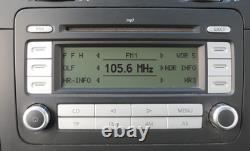 VW Golf 5 V Plus 6 VI Touran Caddy CD Radio RCD 300 1K0035186R Avec Code MP3