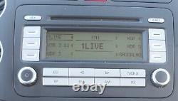 VW Golf 5 V Plus 6 VI Touran Caddy CD Radio Rcd 300 1K0035186R Avec Code