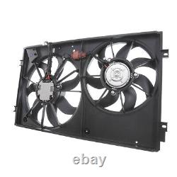 Ventilateur Double de Radiateur pour Audi A3 8P VW EOS Golf Plus V Passat Touran