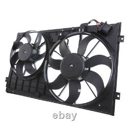 Ventilateur Double de Radiateur pour Audi A3 8P VW EOS Golf Plus V Passat Touran