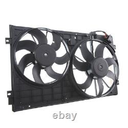 Ventilateur Double de Radiateur pour Audi A3 8P VW EOS Golf Plus V Passat Touran